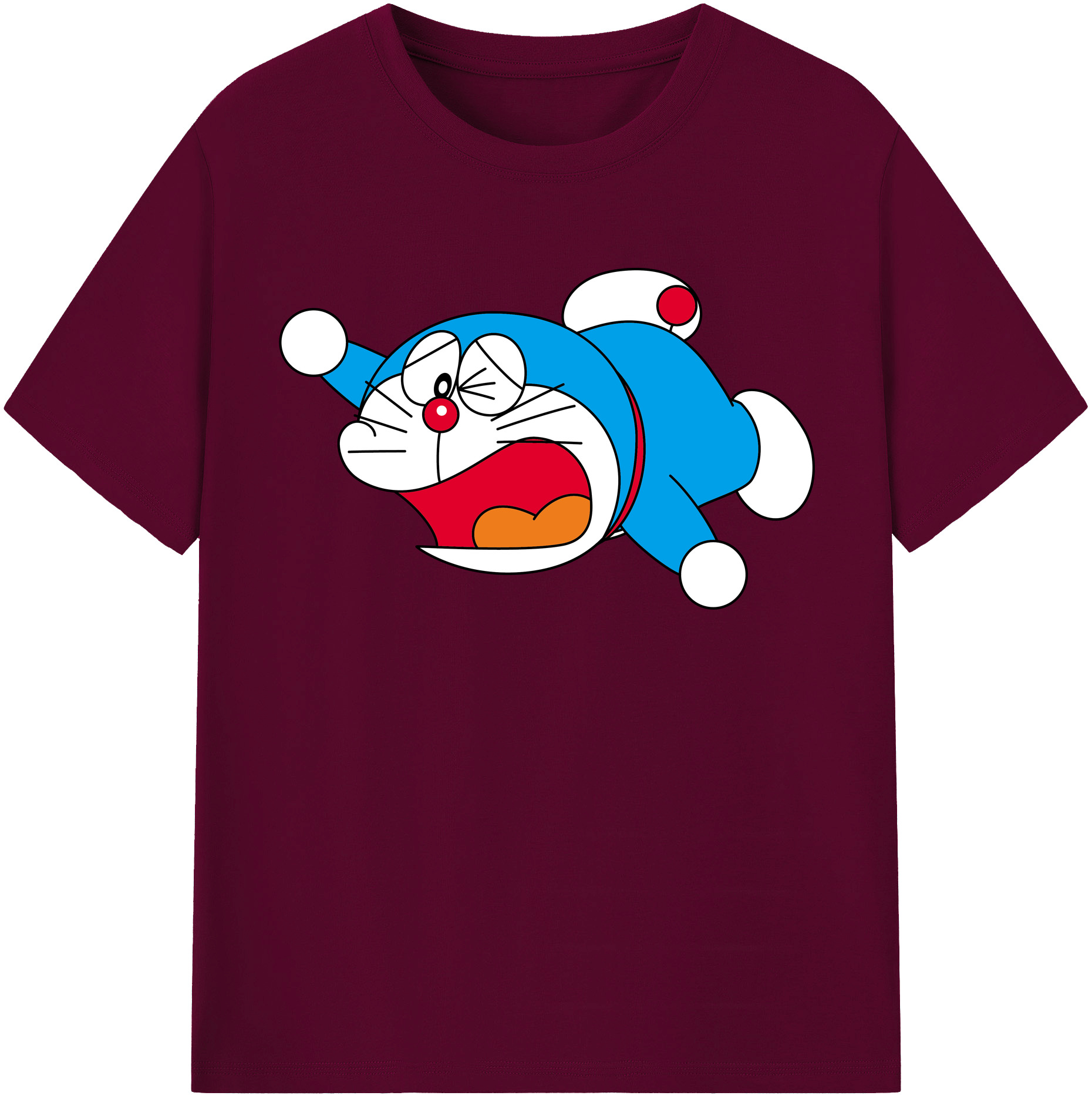 （画像用） ドラえもん Doraemon レディースカジュアルプリントTシャツ（綿100％）